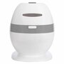 Olita educativa, FreeON, Trainer, Minitoaleta, Cu spatiu pentru hartie/servetele, Cu sunet realist de tras apa, Pana la 25 kg, 3 ani+, White/Grey - 3