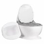 Olita educativa, FreeON, Trainer, Minitoaleta, Cu spatiu pentru hartie/servetele, Cu sunet realist de tras apa, Pana la 25 kg, 3 ani+, White/Grey - 5