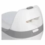 Olita educativa, FreeON, Trainer, Minitoaleta, Cu spatiu pentru hartie/servetele, Cu sunet realist de tras apa, Pana la 25 kg, 3 ani+, White/Grey - 7