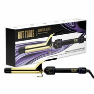 Hot tools - Ondulator  Gold Curling, 25 mm, placat cu aur, Signature Series, HTIR1575E