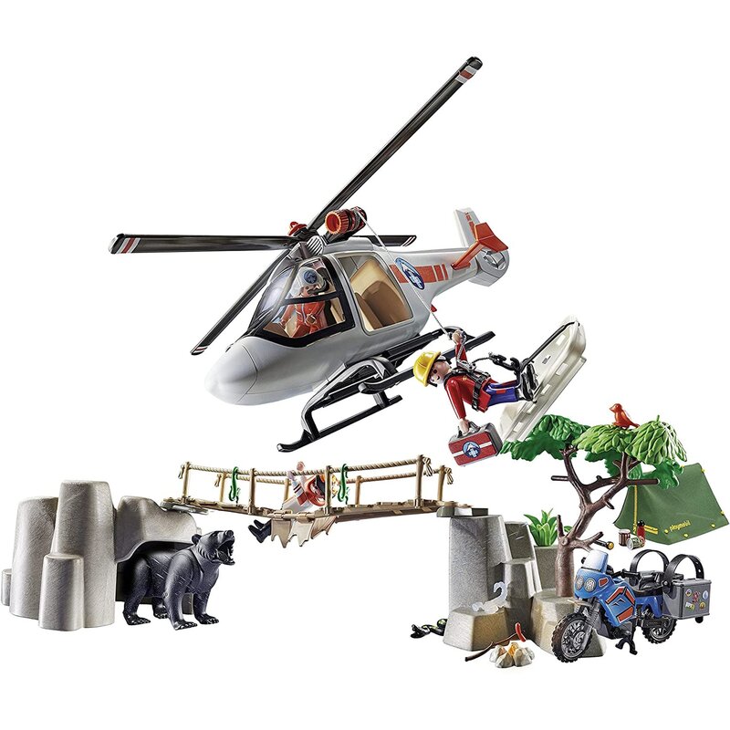 Playmobil - set de constructie operatiune de salvare din canion , rescue action
