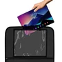 Organizator auto, Lionelo, Cu 5 buzunare de diferite dimensiuni, Cu buzunar pentru tableta, Montare cu clema, Piele ecologica, Impermeabila, Negru - 6