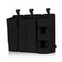 Organizator multifunctional, Lionelo, Sidepocket L, 58x11x58 cm, 3 parti independente cu multiple buzunare, Universal, Constructie ranforsata, Negru - 8