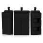 Organizator multifunctional, Lionelo, Sidepocket L, 58x11x58 cm, 3 parti independente cu multiple buzunare, Universal, Constructie ranforsata, Negru - 9