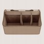 Organizator multifunctional, Lionelo, Sidepocket M, 43x15x23 cm, 3 compartimente, Universal, Constructie ranforsata, Bej - 3