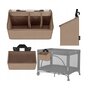Organizator multifunctional, Lionelo, Sidepocket M, 43x15x23 cm, 3 compartimente, Universal, Constructie ranforsata, Bej - 9