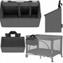 Organizator multifunctional, Lionelo, Sidepocket M, 43x15x23 cm, 3 compartimente, Universal, Constructie ranforsata, Gri - 4