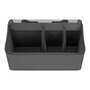 Organizator multifunctional, Lionelo, Sidepocket M, 43x15x23 cm, 3 compartimente, Universal, Constructie ranforsata, Gri - 1