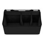 Organizator multifunctional, Lionelo, Sidepocket M, 43x15x23 cm, 3 compartimente, Universal, Constructie ranforsata, Negru