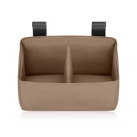 Organizator multifunctional, Lionelo, Sidepocket S, 26x12x15 cm, 2 compartimente, Universal, Constructie ranforsata, Bej