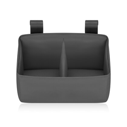 Organizator multifunctional, Lionelo, Sidepocket S, 26x12x15 cm, 2 compartimente, Universal, Constructie ranforsata, Gri