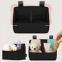 Organizator multifunctional, Lionelo, Sidepocket S, 26x12x15 cm, 2 compartimente, Universal, Constructie ranforsata, Negru - 14