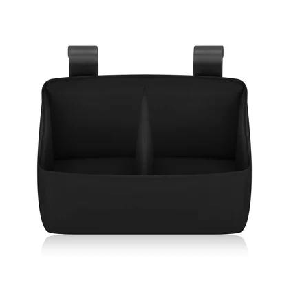Organizator multifunctional, Lionelo, Sidepocket S, 26x12x15 cm, 2 compartimente, Universal, Constructie ranforsata, Negru