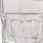 Organizator pentru patut, New Baby, Tiny Tidy, Pentru depozitare necesitati bebe sau jucarii, Bine compartimentat, Cu buzunare din plasa, 27x25x48 cm, Beige - 3