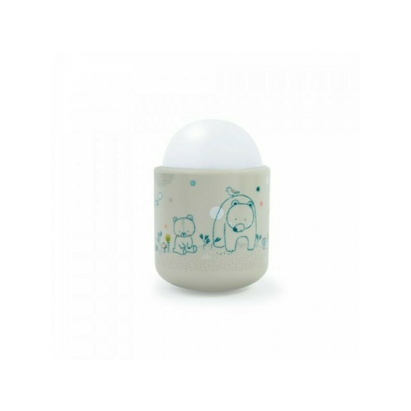 Pabobo lampa de veghe pabobo nomade cu ursulet plus culoare bej cu led reincarcabila
