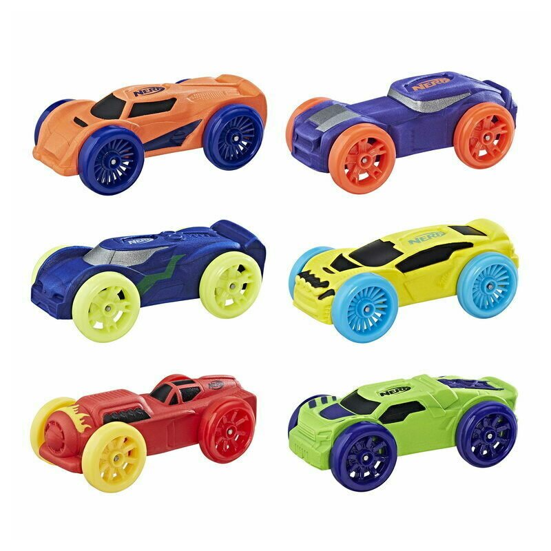 Hasbro - set vehicule nitro , 6 bucati, multicolor