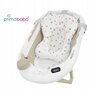 Pachet cadita pliabila + suport, Primabobo, Ola, Cu termometru, dop si suport anatomic, Conform cu standardul european de securitate EN71, 80 x 50 x 22, Bej - 3