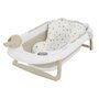 Pachet cadita pliabila + suport, Primabobo, Ola, Cu termometru, dop si suport anatomic, Conform cu standardul european de securitate EN71, 80 x 50 x 22, Bej - 2