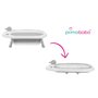 Pachet cadita pliabila + suport, Primabobo, Ola, Cu termometru, dop si suport anatomic, Conform cu standardul european de securitate EN71, 80 x 50 x 22, Gri - 14