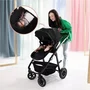 Pachet complet pentru primele zile, Carucior 3 in 1, Lionelo, Bianka, Transformabil, Cu landou, salteluta moale, geanta pentru parinti + Patut co-sleeper, Lionelo, Aurora, 3 in 1, Cu saltea si geanta transport, Gri - 32