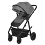 Pachet complet pentru primele zile, Carucior 3 in 1, Lionelo, Bianka, Transformabil, Cu landou, salteluta moale, geanta pentru parinti + Patut co-sleeper, Lionelo, Aurora, 3 in 1, Cu saltea si geanta transport, Gri - 35