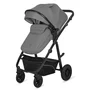 Pachet complet pentru primele zile, Carucior 3 in 1, Lionelo, Bianka, Transformabil, Cu landou, salteluta moale, geanta pentru parinti + Patut co-sleeper, Lionelo, Aurora, 3 in 1, Cu saltea si geanta transport, Gri - 36