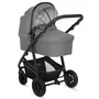 Pachet complet pentru primele zile, Carucior 3 in 1, Lionelo, Bianka, Transformabil, Cu landou, salteluta moale, geanta pentru parinti + Patut co-sleeper, Lionelo, Aurora, 3 in 1, Cu saltea si geanta transport, Gri - 39