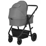 Pachet complet pentru primele zile, Carucior 3 in 1, Lionelo, Bianka, Transformabil, Cu landou, salteluta moale, geanta pentru parinti + Patut co-sleeper, Lionelo, Aurora, 3 in 1, Cu saltea si geanta transport, Gri - 40
