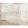 Pachet Patut din lemn bebe, 120x60 cm, Cu laterala culisanta, FreeON, Mia, Saltea 120x60x12 cm si protectie impermeabila - 2