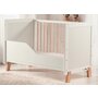 Pachet Patut din lemn bebe, 120x60 cm, Transformabil, FreeON, Ava, Saltea 120x60x12 cm si protectie impermeabila - 3