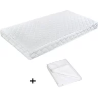 Pachet Saltea patut bebe, Babyneeds, Cocos Confort 120x60x08 cm + Protectie impermeabila