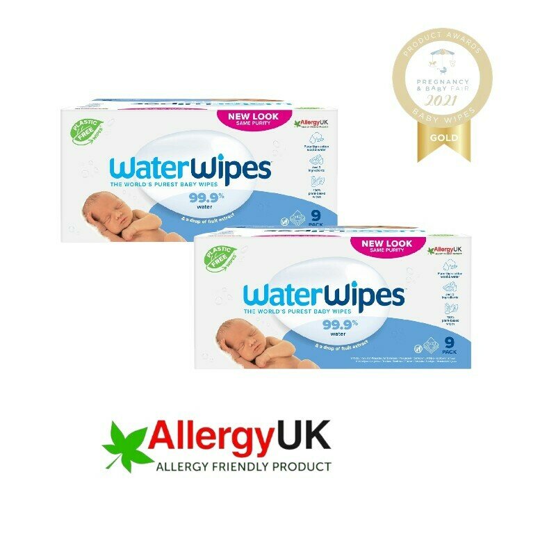 Pachet servetele umede Water Wipes, pentru ingrijire naturala, biodegradabile, fara alcool, plastic si parfum, 1080 bucati