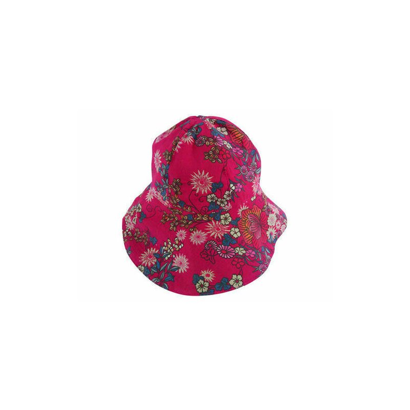 Kidsdecor - palarie cu flori, de vara, 52 cm din bumbac, 3-4 ani