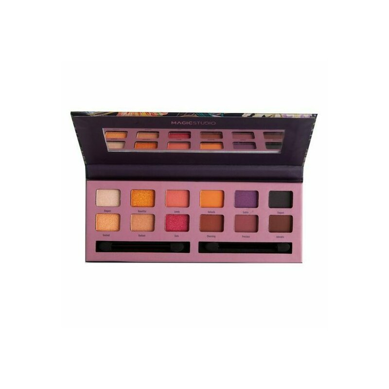 Paleta de farduri exquisite french nudes, cu 12 culori, magic studio