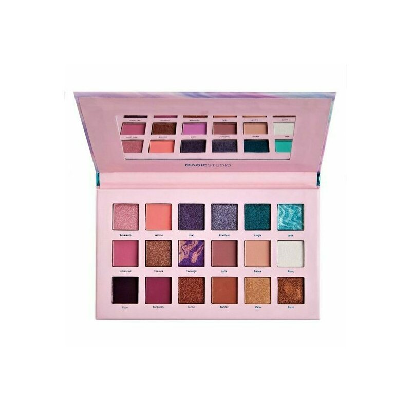 Paleta fard de pleoape sweet pastel, 18 culori, magic studio