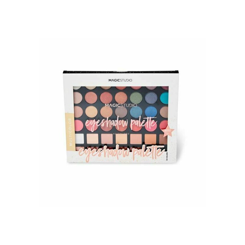 Paleta farduri de pleoape eyeshadow palette magic studio 24173, 42 culori