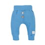 Pantalonasi, Natural Waffel, Material certificat Oeko Tex Standard 100, Din bumbac si elastan , Marime 74, Denim - 1