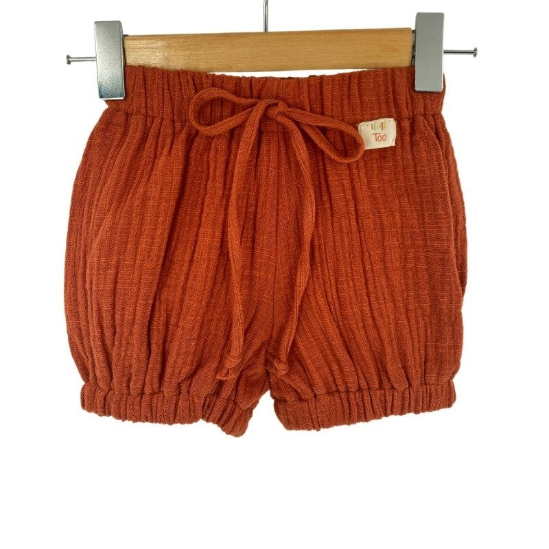 Pantaloni bufanti de vara pentru copii din muselina, summer toffee, 3-6 luni