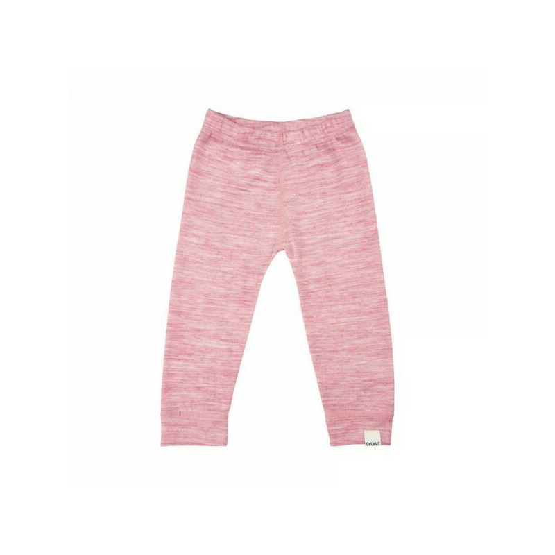 Pantaloni din lana merinos si bambus - celavi - dusky orchid