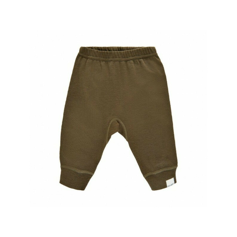 Pantaloni salvari din lana merinos - celavi - military olive