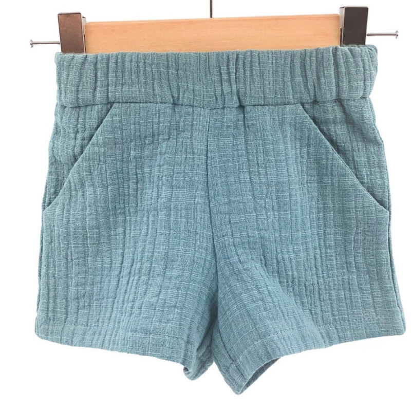 Pantaloni scurti de vara pentru copii, din muselina, cold ice, 4-5 ani