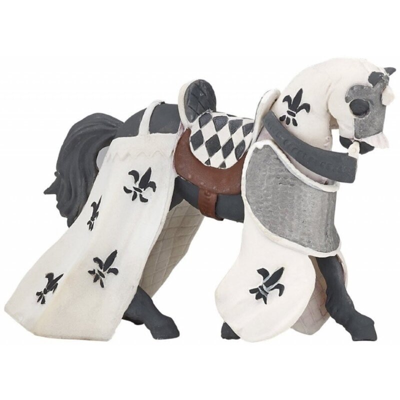 Cal drapat alb - figurina papo