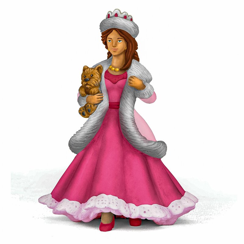Papo - papo figurina pritesa cu caine