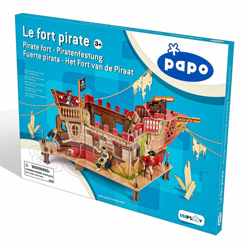 Papo - FIGURINA PUZZLE 3D CORABIE PIRATI