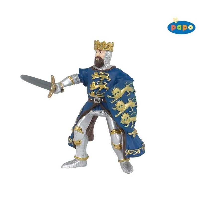 Figurina papo regele richard (albastru)