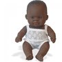 Miniland - Papusa Baby african fata 21cm - 1