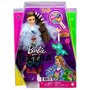 Mattel - Papusa Barbie , Extra style,  Cu rochie curcubeu, Multicolor - 1