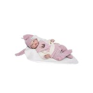 Guca - Papusa bebe realist Reborn Amanda  cu saculet de dormit alb  46 cm