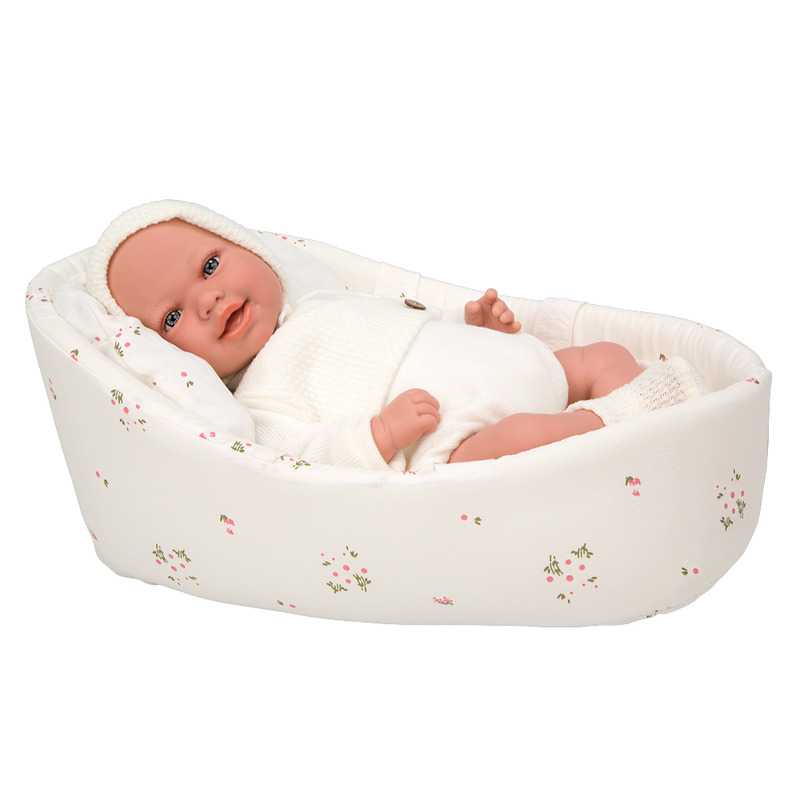 Papusa cu greutate reala arias adi elegance 45 cm si cos cu manere