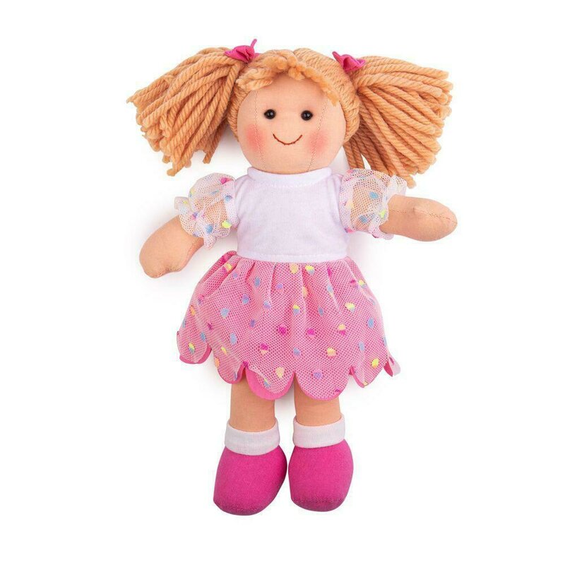 Bigjigs toys - papusa darcie - 25 cm